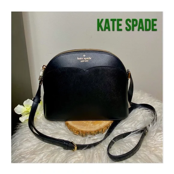 Kate Spade Black Crossbody, Peyton Dome Bag, Brand New, NWT - Picture 11 of 15